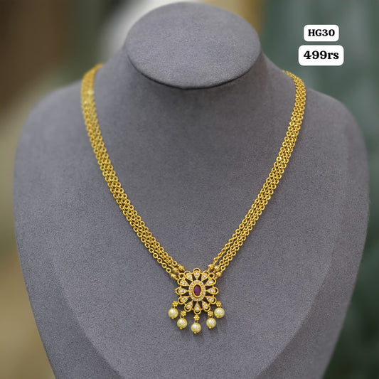 Chandraharam neck piece