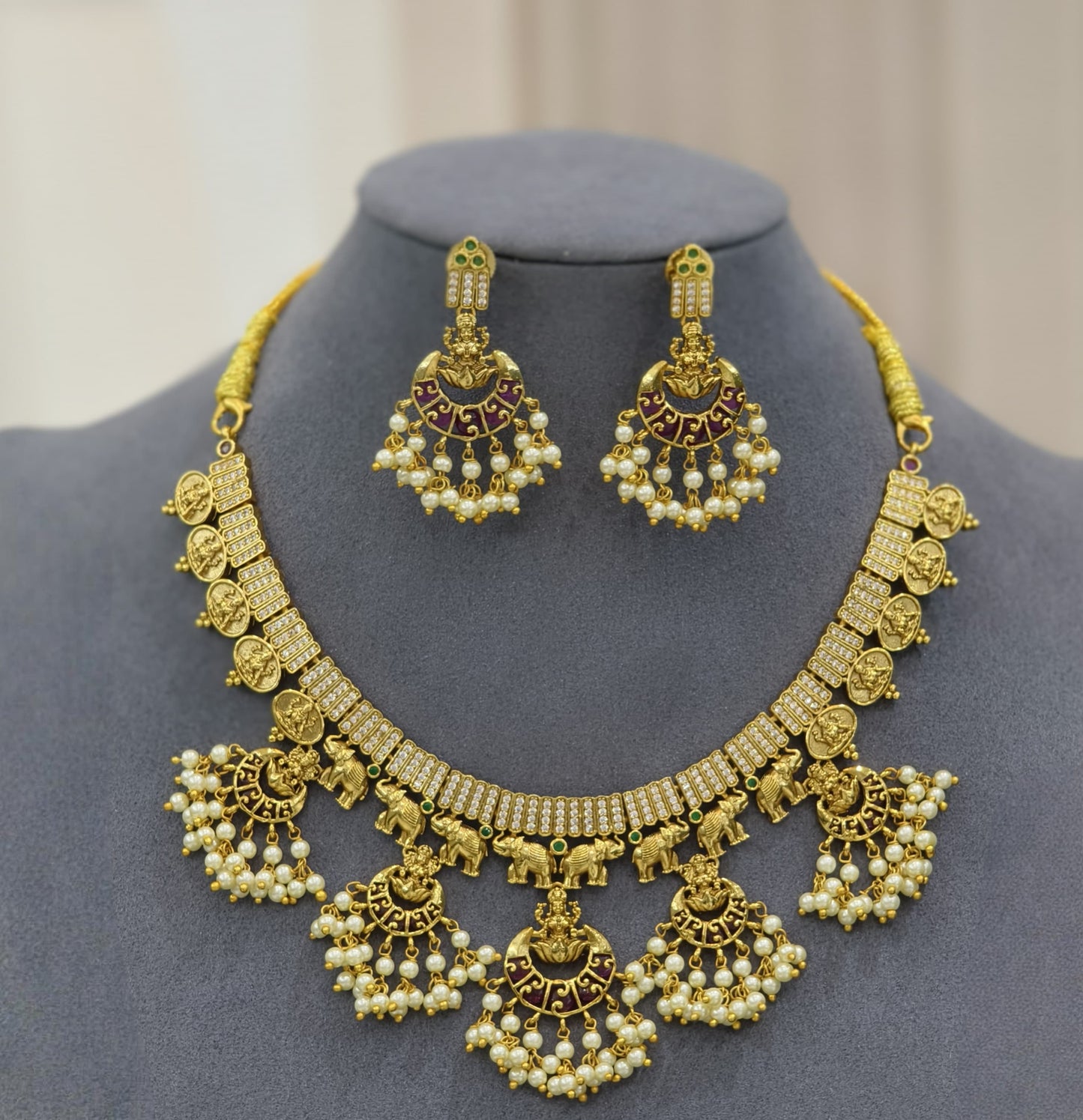 Simple Neck Set Simple neck set – RamyaNagendra Imitations