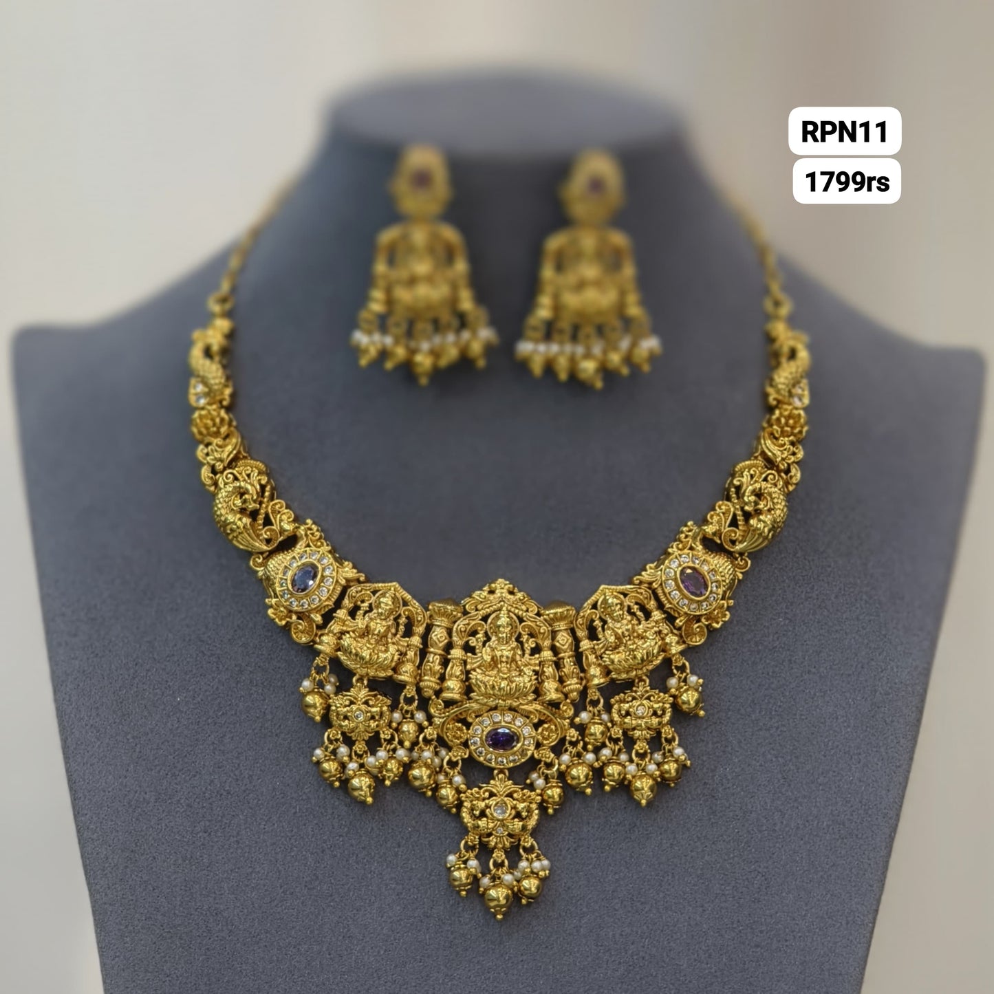 Short Neckset (Nakshi Finish)