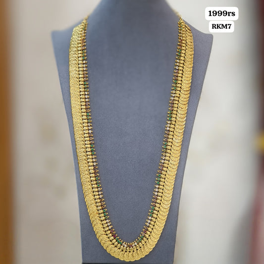 Multi Stone Long Kasu Haram