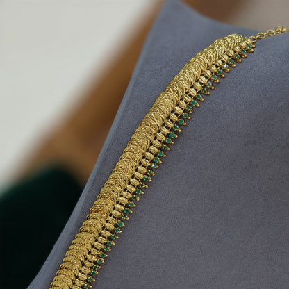 Long Kasu Haram (Green Stones)