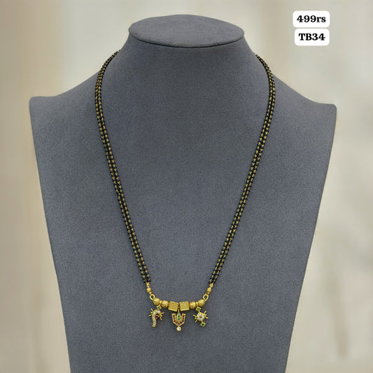 Tirunamalu Black Beads