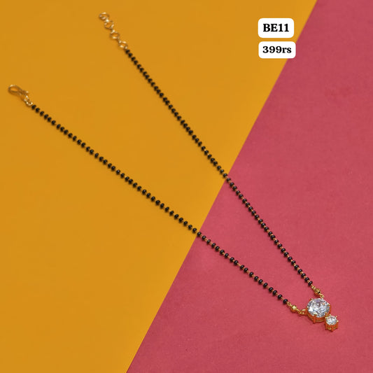 Short black beads