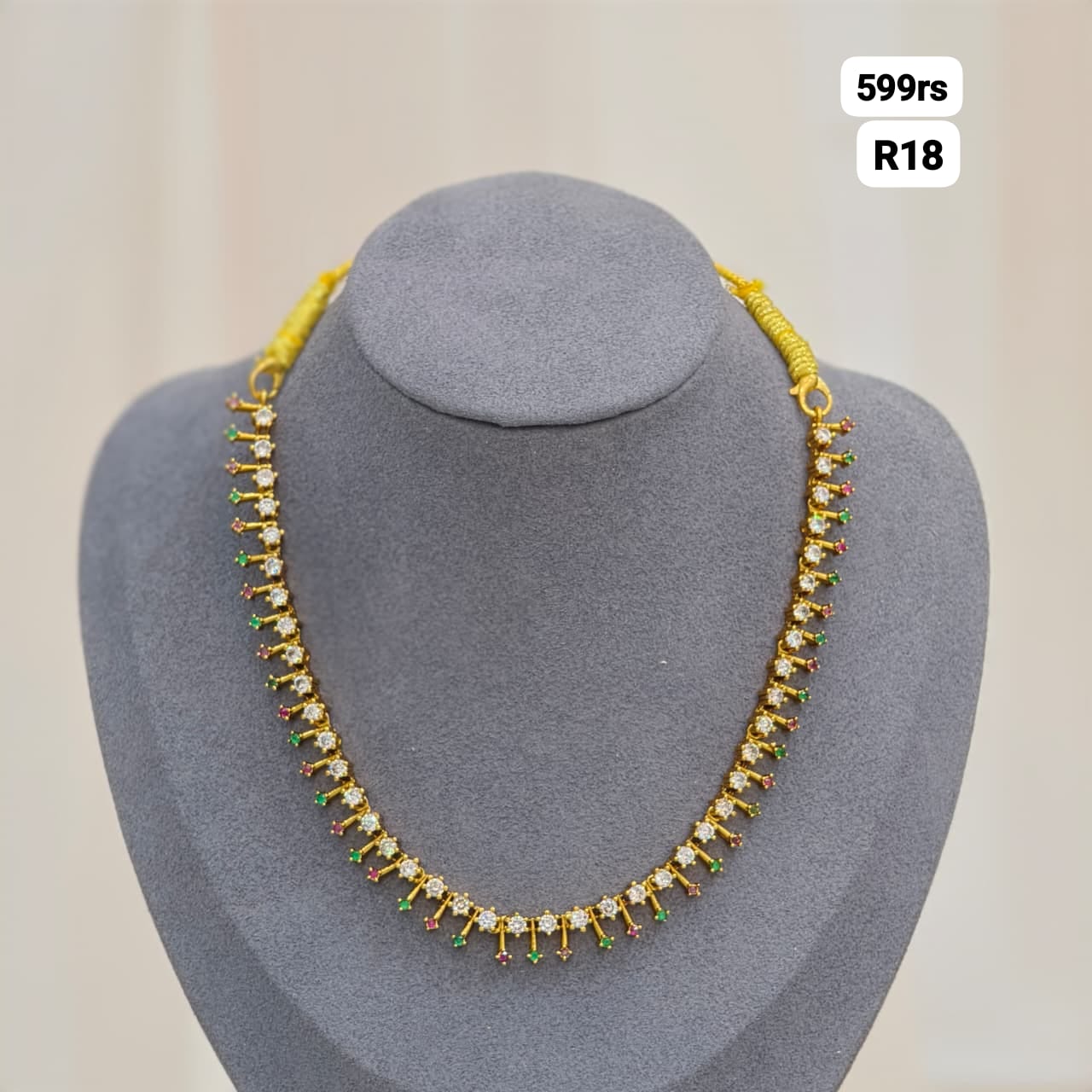 Multi Stone Neckset