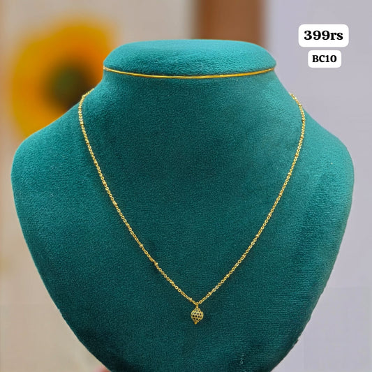 Black stones Simple Chain