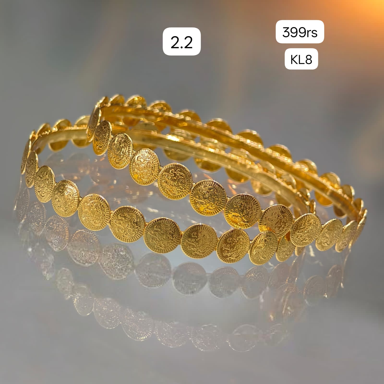 Kasu Bangles (2-2) – RamyaNagendra Imitations