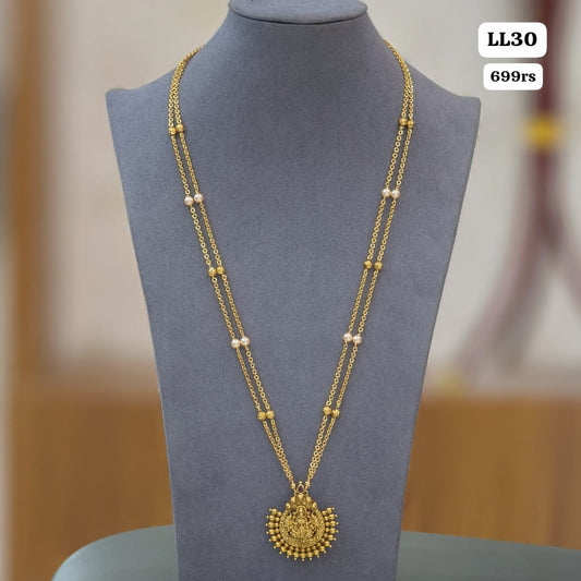 Laxmi pendant 2lines chandraharam