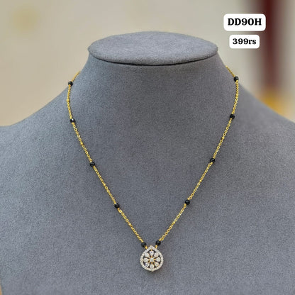 Short black beads
