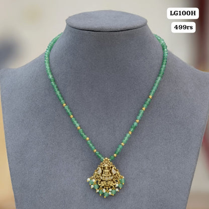 Laxmi Green Beads Chain