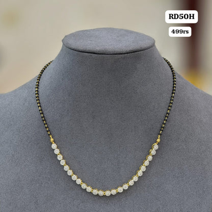 Short black beads