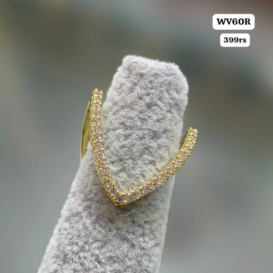 White stone Vanki Ring