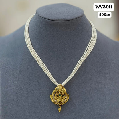 Pendant with Beads Necklace