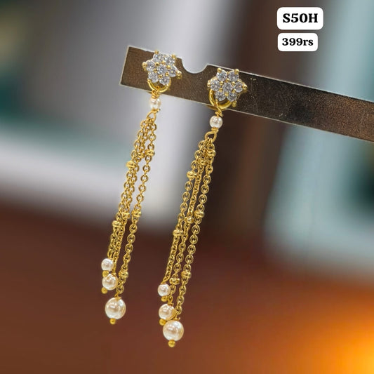 Star String Earrings