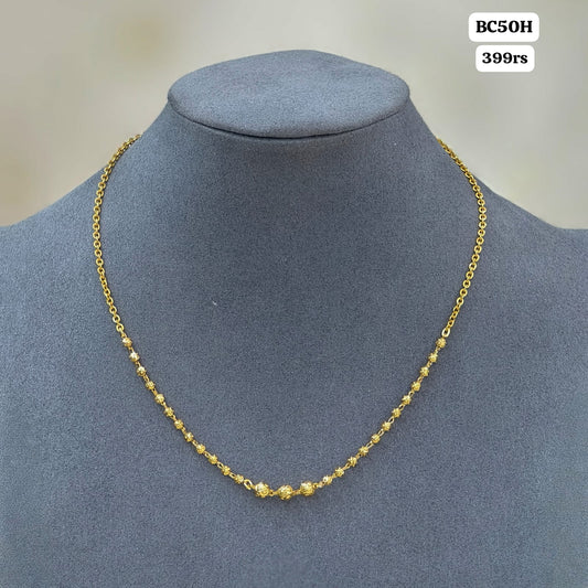 Gold Beads simple Chain