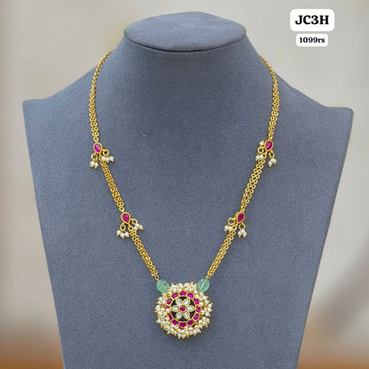 Pendant with Beads chain