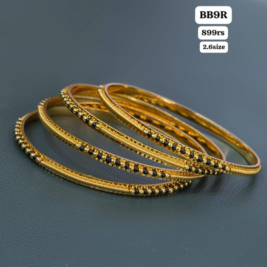 black bead bangles(2.6)