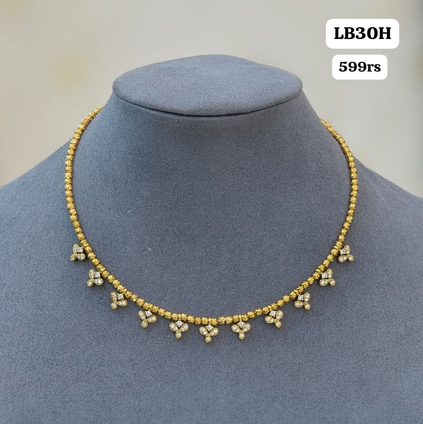 Invisible gold Beads Chain