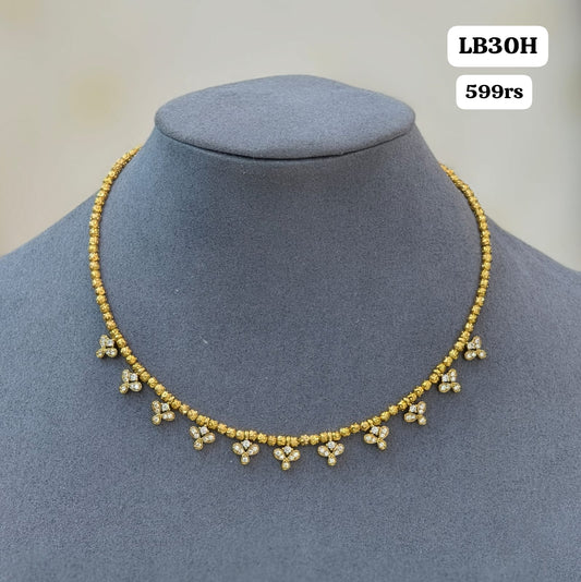 Invisible gold Beads Chain