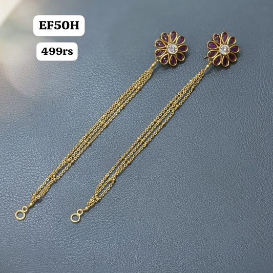 Flower pattern Earchains