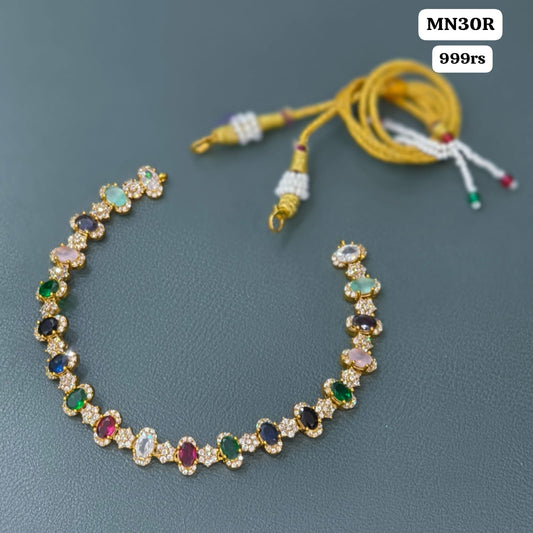 Multi Stone Short Neckset