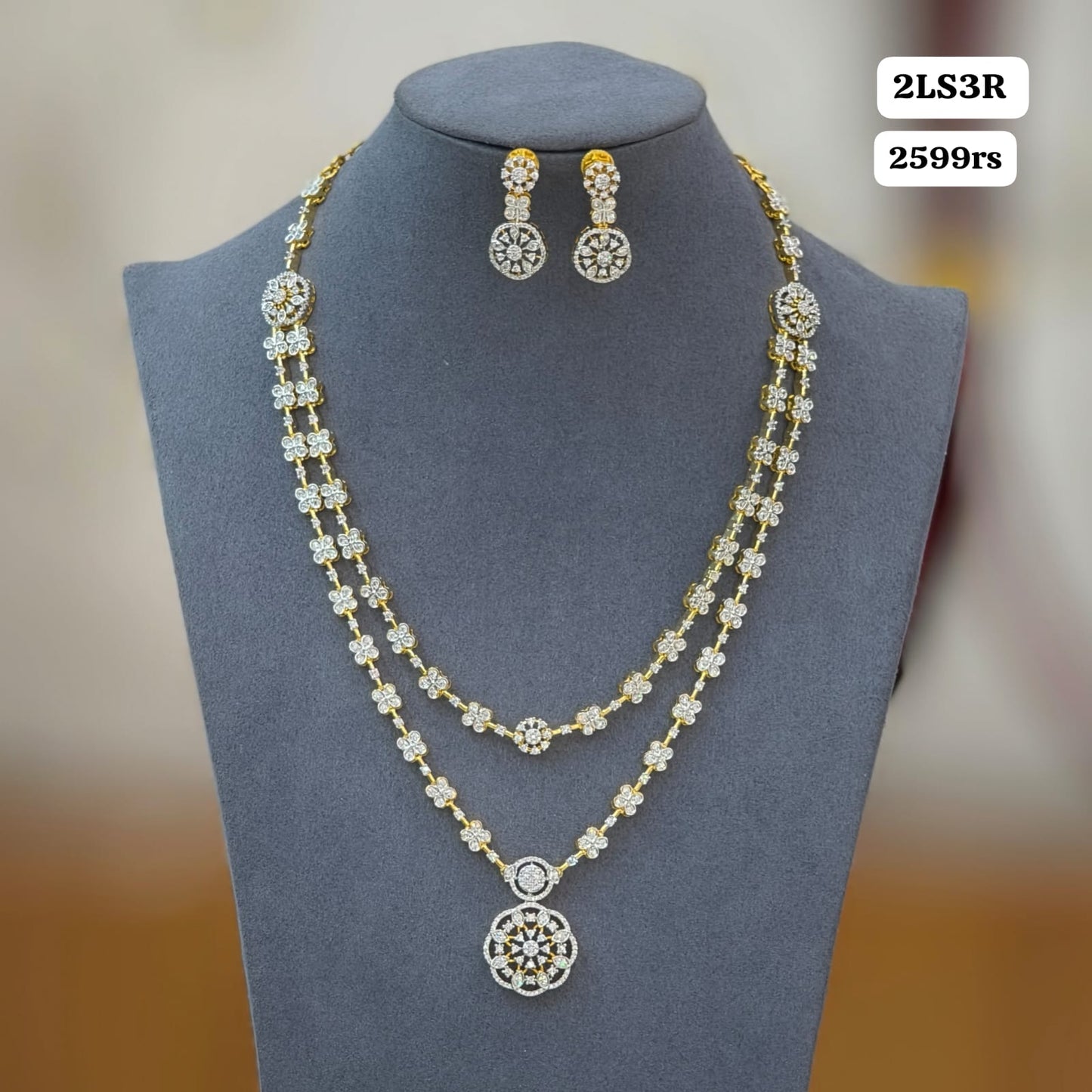 Double layer Long Neckset