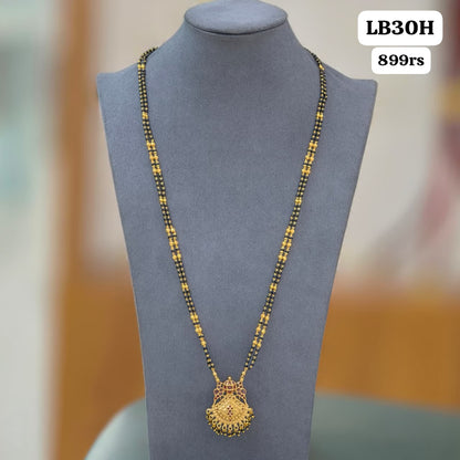 Long black beads(Beads will be different)