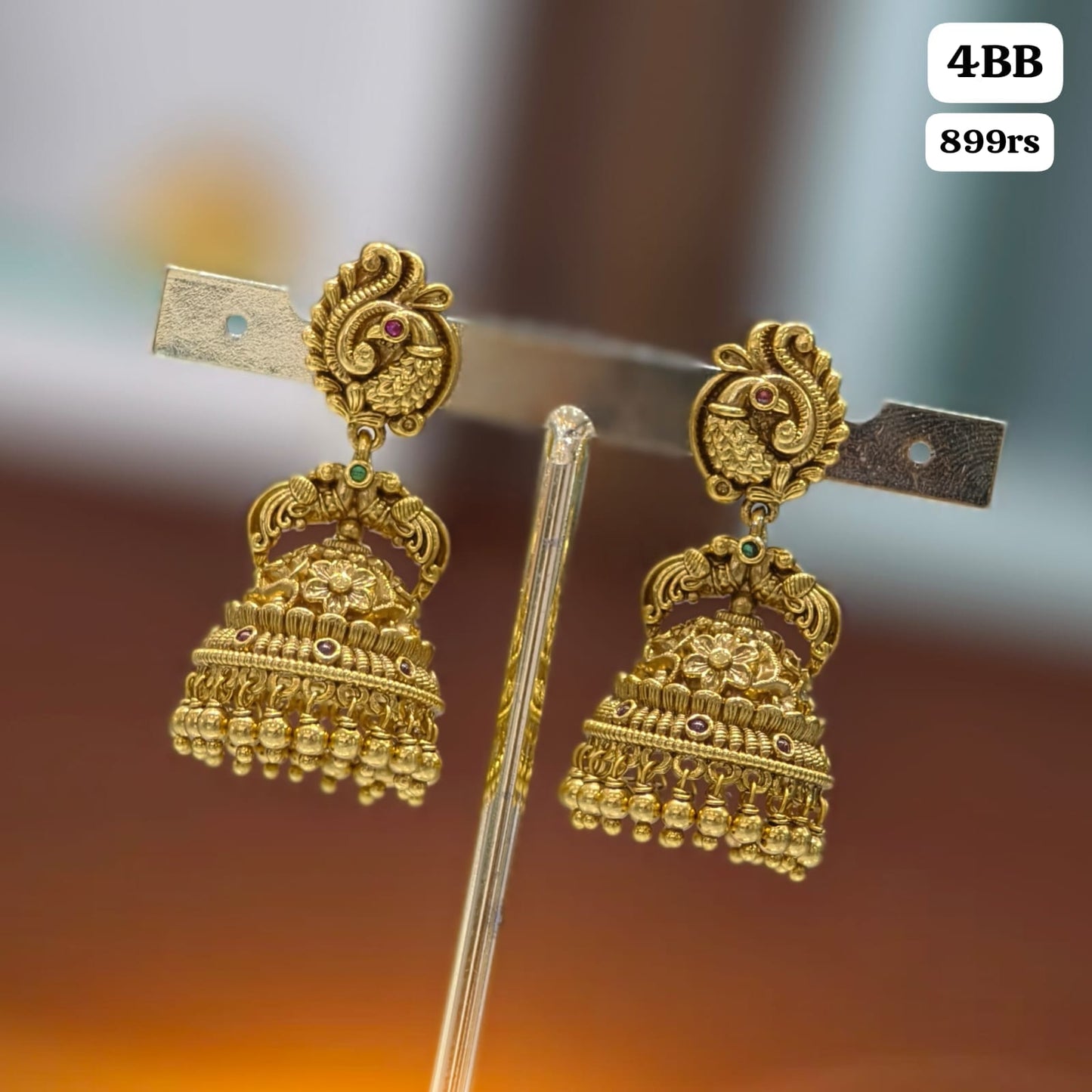 Nakshi butta earrings