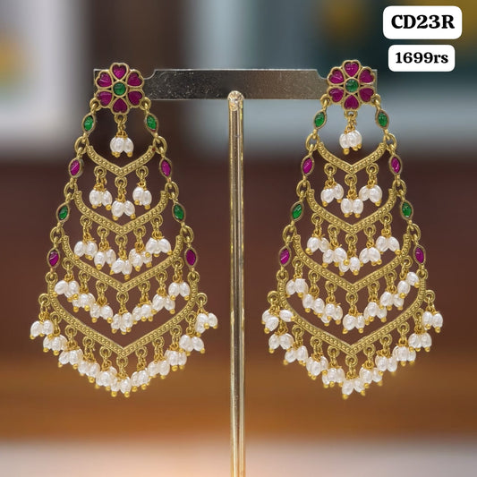 Kundan Chandbhali Earrings