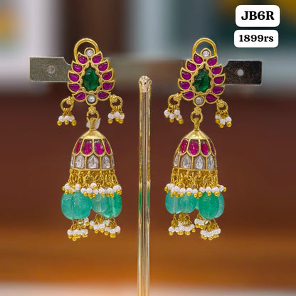 Kundan butta Earrings