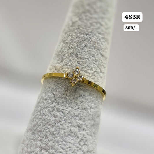 Flower Stone Ring