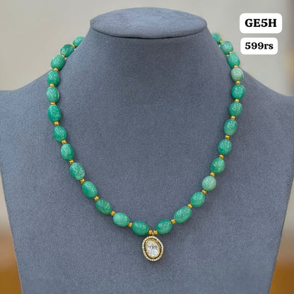 Green Beads Chain