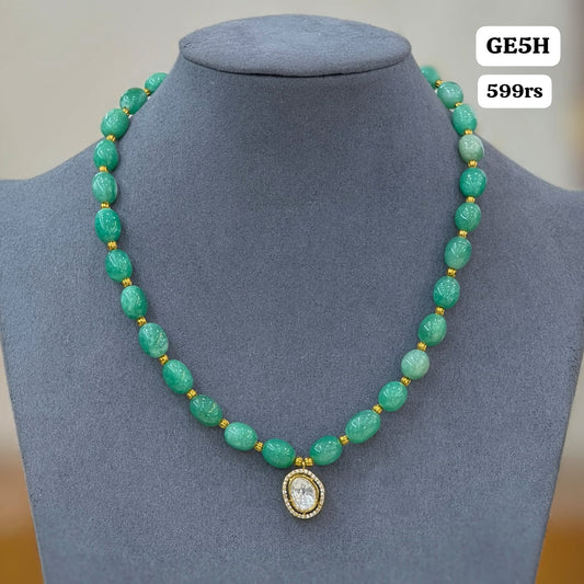 Green Beads Chain