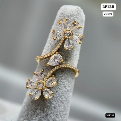 White Flower Ring