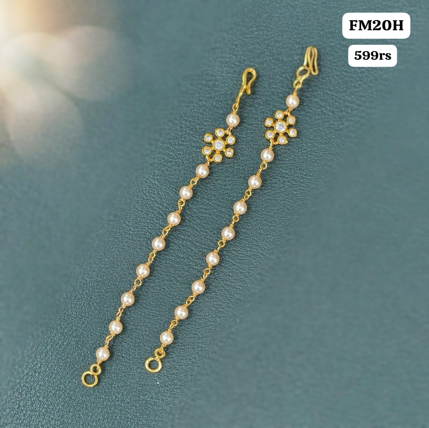 Flower Matilu with Swarovski Beads