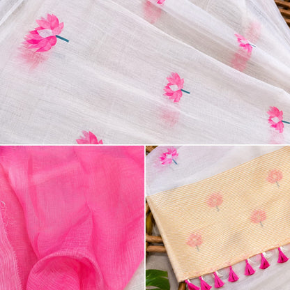 Linen cotton Saree