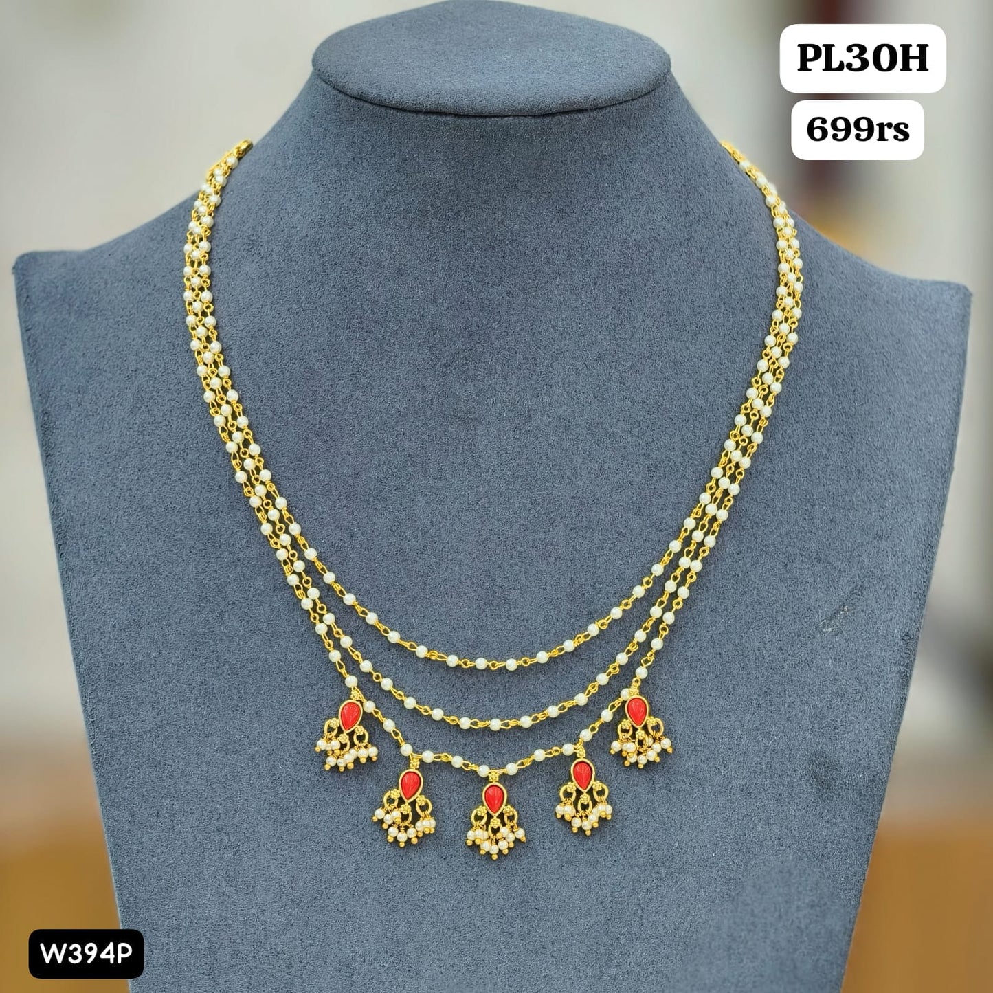 Pagadam pendants with Layers Chain