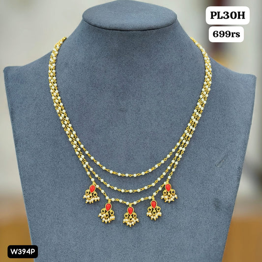 Pagadam pendants with Layers Chain