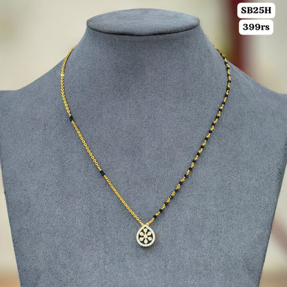 Short black beads