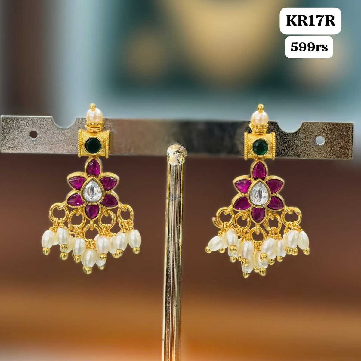 Kundan Earrings
