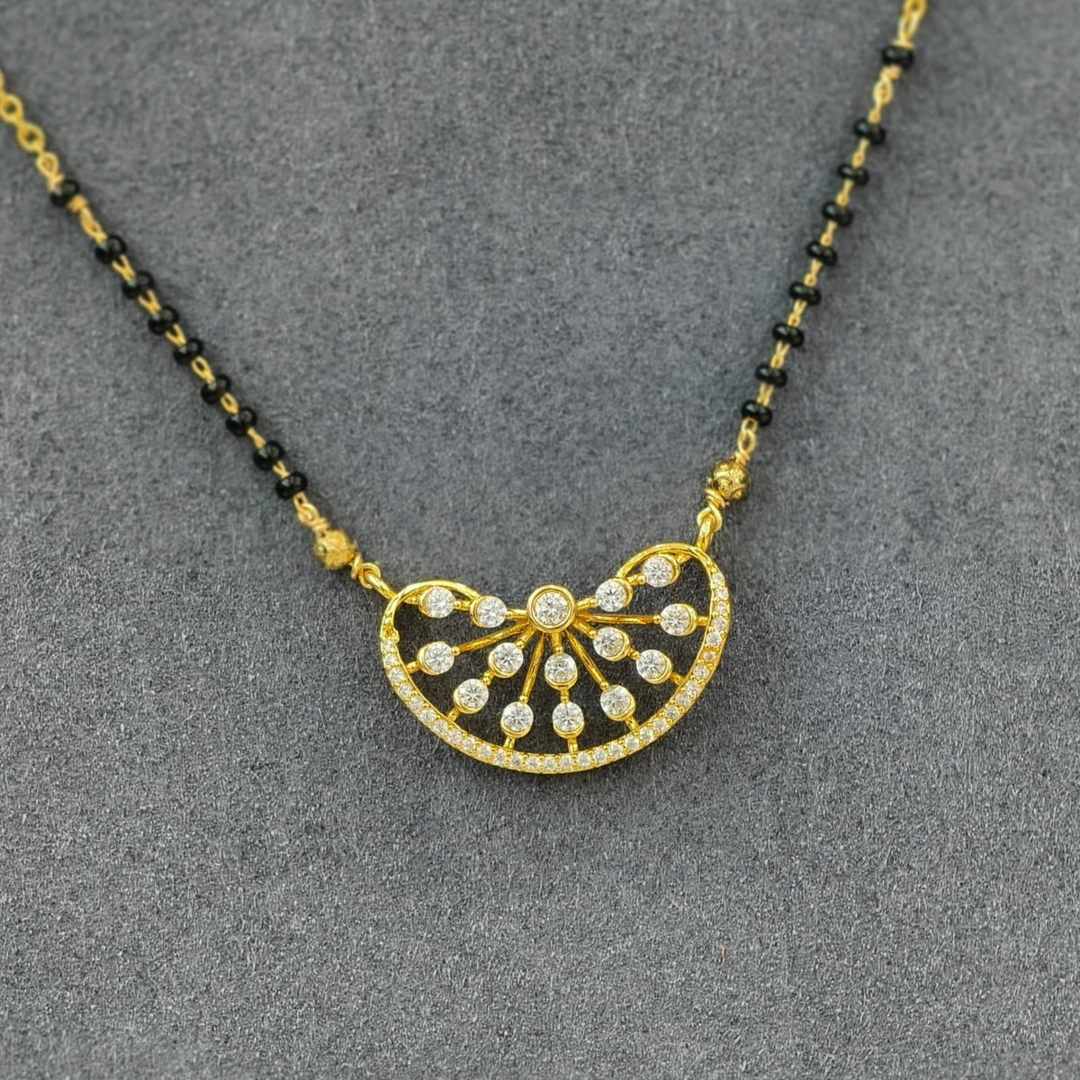 Short black beads