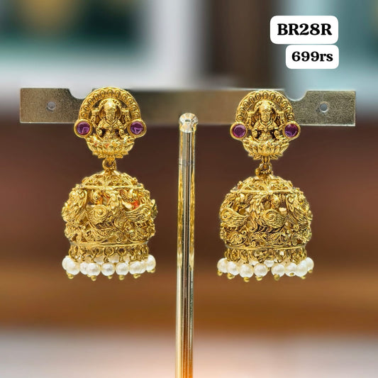 Antique butta's (ruby)-H