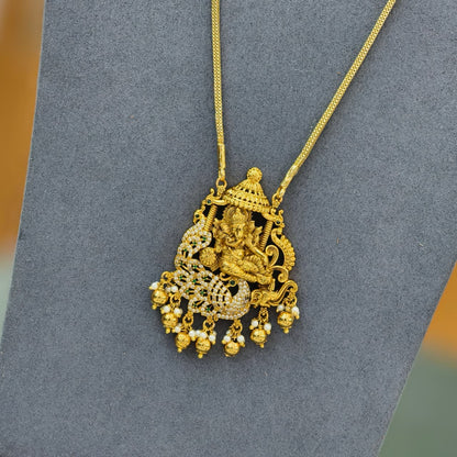 Ganesh pendant with chain