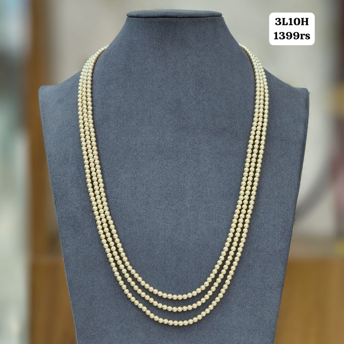 3 lines Swarovski beads Chain