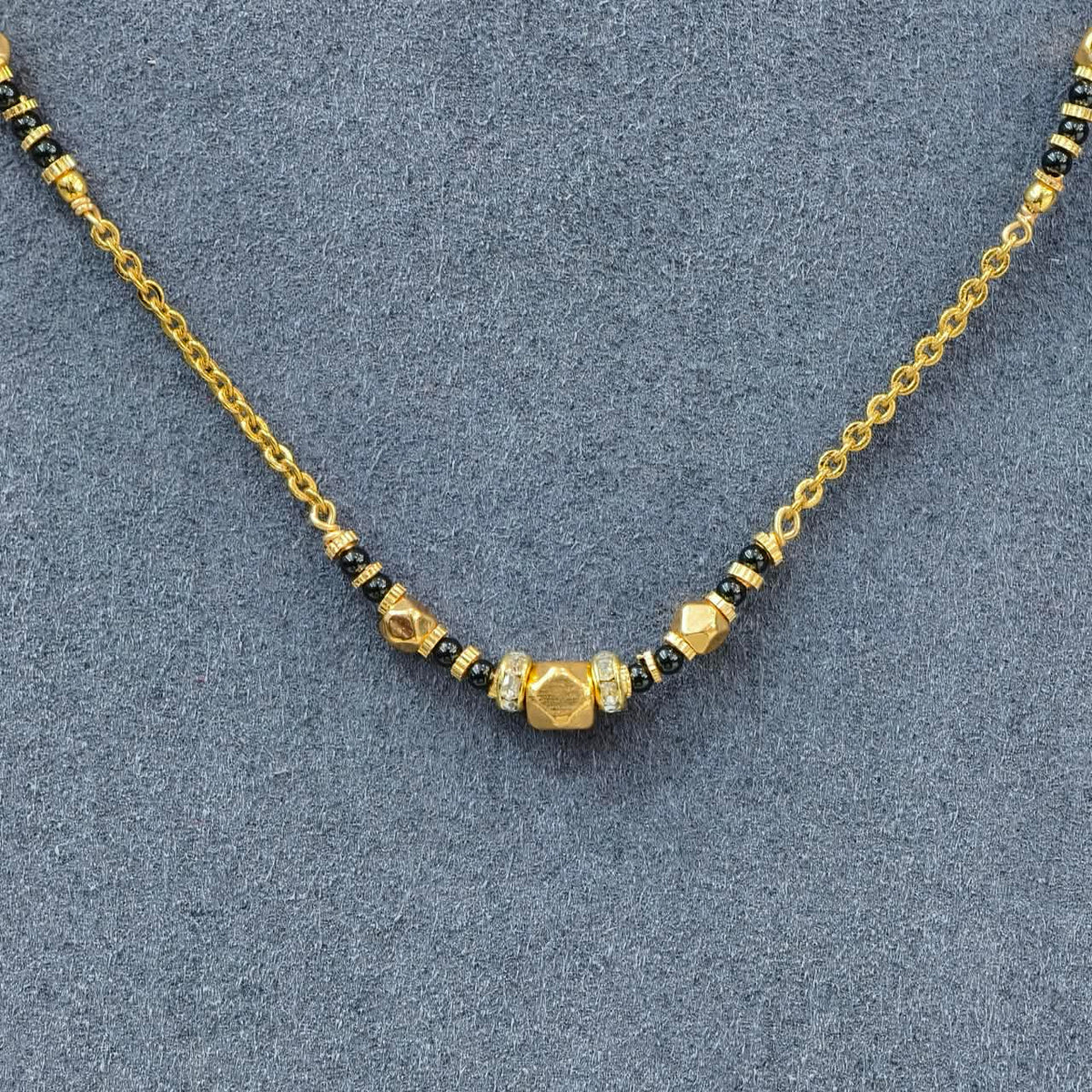 Short Black Beads