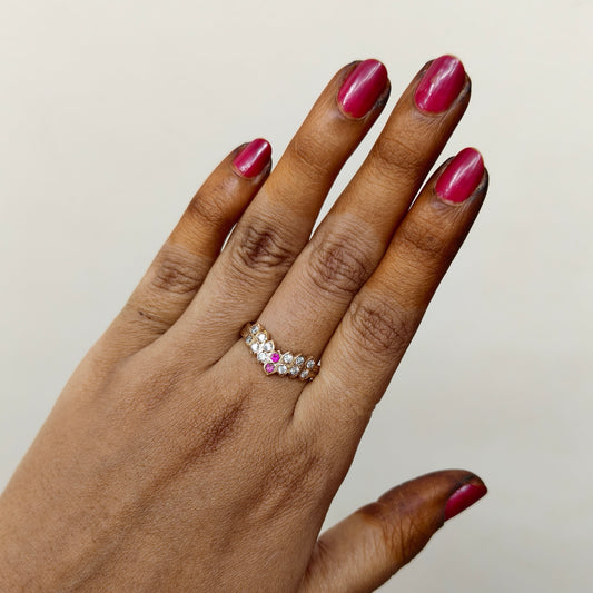 Panchaloham finger Ring double line