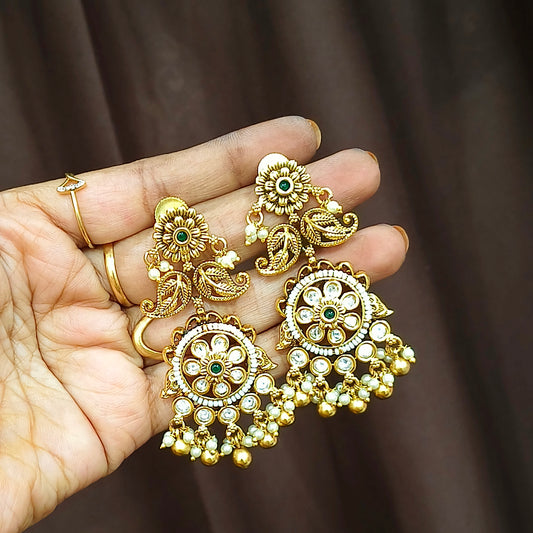 Kundhan earings 255RN03