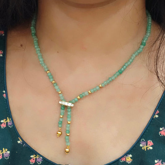 Green Onex beads chain