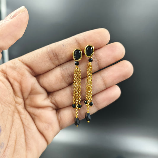 String earrings