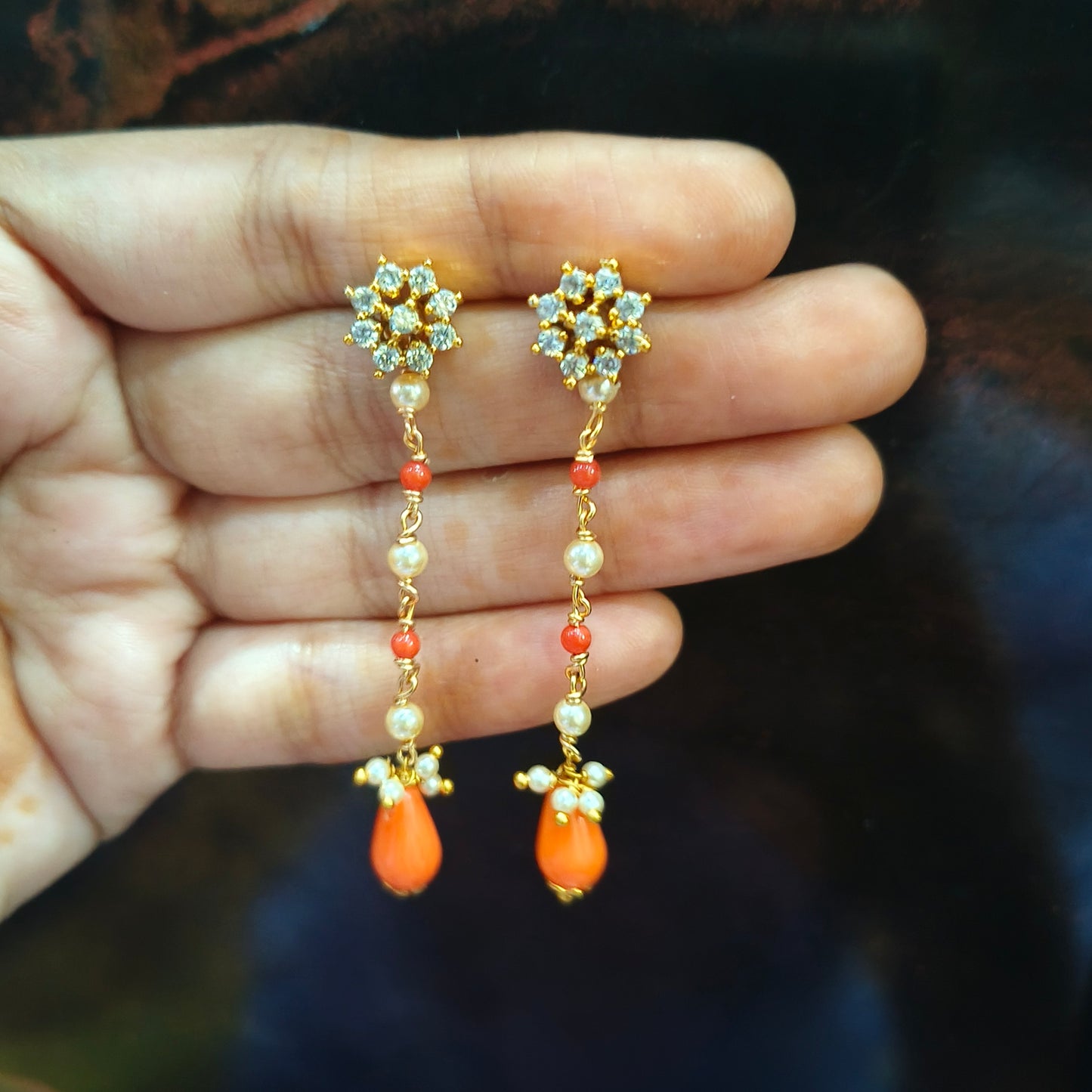 String earrings