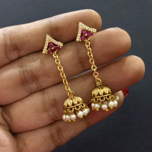 String earrings